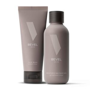 Bevel Face Gel & Face Wash Bundle - Includes Face Moisturizer