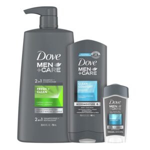 Dove Men+Care Hair + Skin Care Regimen