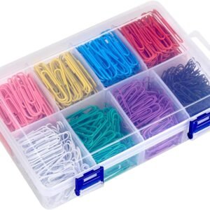 1000 Pcs Paper Clips Large and Medium