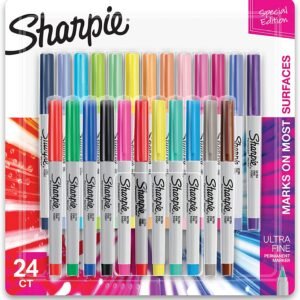Sharpie Color Burst Permanent Markers, Ultra Fine Point