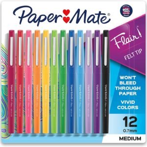 Paper Mate Flair Felt Tip Pens | Medium Point 0.7 Millimeter